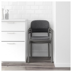 Фото1.Кресло, Gunnared темно-серый YPPERLIG IKEA 003.465.77